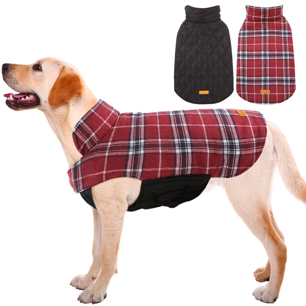 Kuoser Reversible Winter Dog Coat